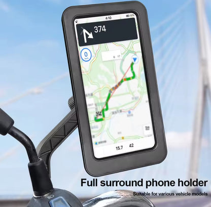 Waterproof Bike Phone Mount - 360° Rotatable