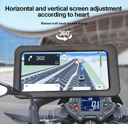 Waterproof Bike Phone Mount - 360° Rotatable