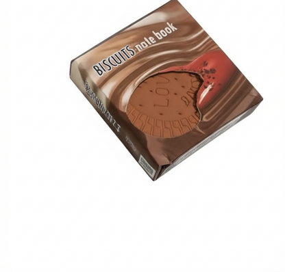 Biscuit Shaped Notebook 80 Pages | Cute Round Memo Pad